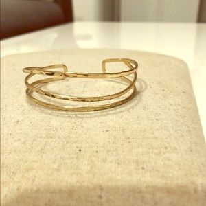 Anthropologie gold bracelet